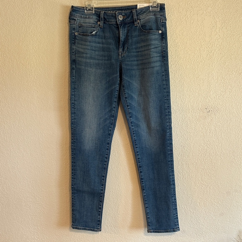 American Eagle Outfitters Dark Blue Skinny Jeans